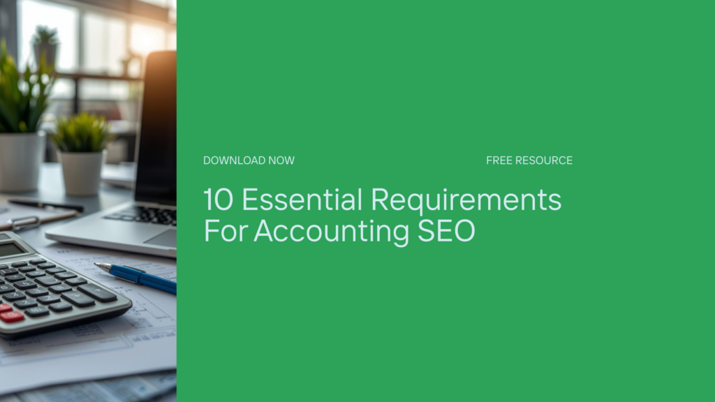 YouTube Banner 10 Essential Requirements For Accounting SEO helpful content update