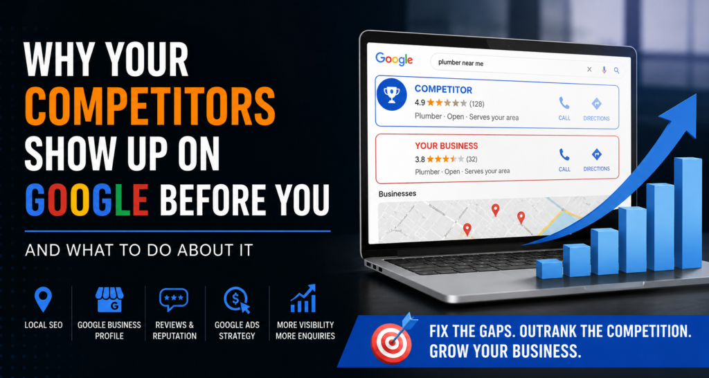 Why Your Competitors Show Up On Google Before You — And What To Do About It 1 Why your competitors rank higher on Google